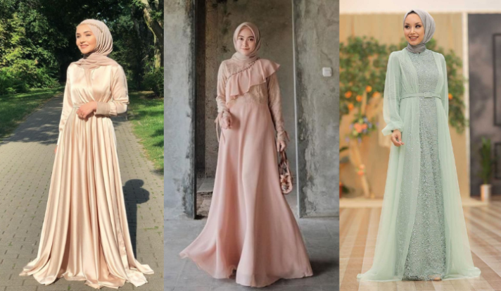 Hijab kekinian dengan Maxi Dress yang Anggun dan Praktis