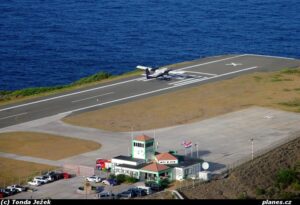 Bandara di Pulau Saba